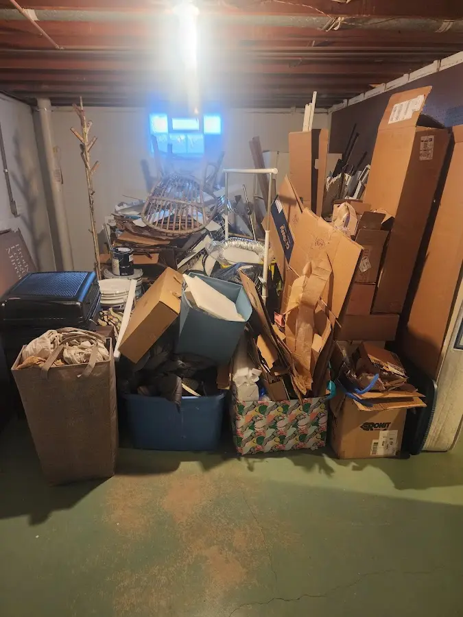 Roll-off dumpster container at job site for Construction Dumpster Rental in Central City